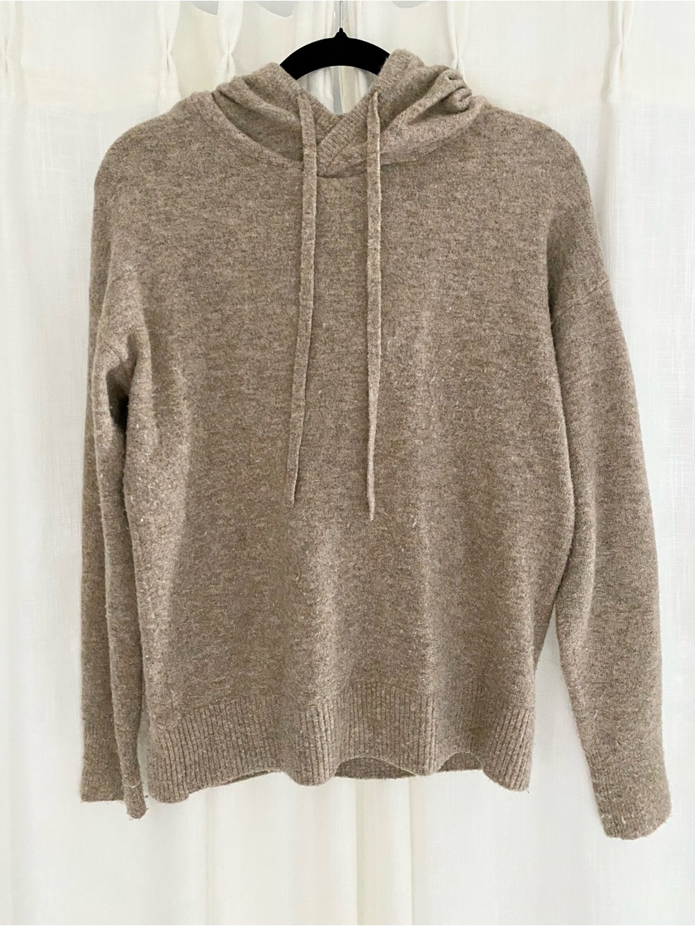 Lou & Grey Heather Taupe Hoodie Sweater